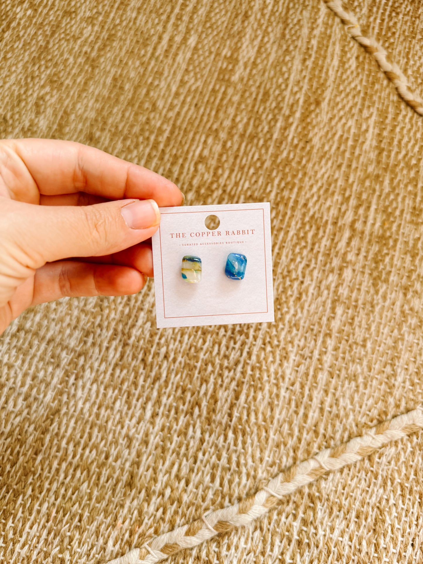 Ocean Blue Studs