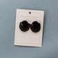 The Zoe Studs - Black